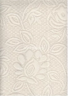 Greno Narzuta Żakard 70x160 Flower Krem NA-ZAK-070-FLKR - Narzuty - miniaturka - grafika 1