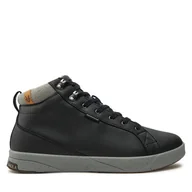 Sneakersy męskie - Sneakersy Saola Bergen waterproof Warm SAO2118 Czarny - miniaturka - grafika 1