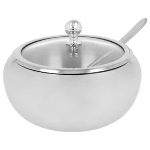 Cukiernica z łyżeczką 560ml połysk brunbeste bb-1155 - Cukiernice - miniaturka - grafika 1