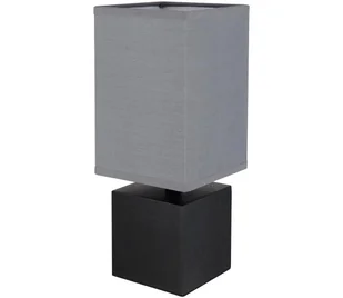 Globo 21628A - Lampa stołowa VALENTINO 1xE27/7W/230V szara/czarna - Lampy stojące - miniaturka - grafika 1
