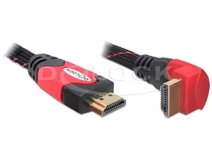 DeLock DeLOCK Kabel HDMI czerwony 82686 - Kable - miniaturka - grafika 2