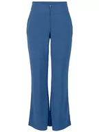 Spodnie damskie - YAS Yasvictoria Wide Pant S. Noos damskie spodnie materiałowe, federal blue, XL - miniaturka - grafika 1