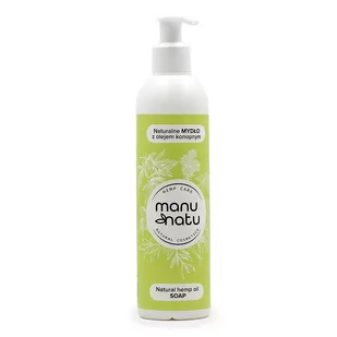 Hemp Hoodlamb Manu Natu Natural Oil Soap naturalne mydło z olejem konopnym 300ml - Mydła - miniaturka - grafika 1