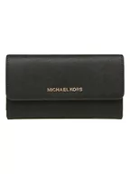 Portfele - Michael Kors Skórzany portfel w kolorze czarnym - 19 x 10 x 2 cm - miniaturka - grafika 1