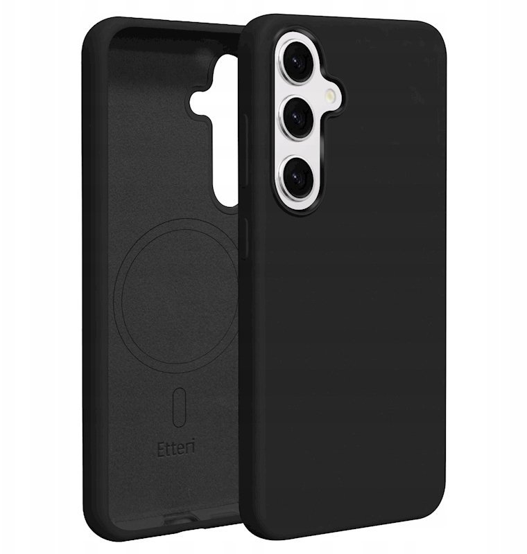 Nakładka Etteri Silicone Mag do Samsung Galaxy S26 czarna