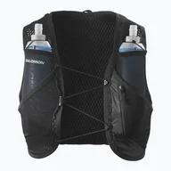 Plecaki - Kamizelka do biegania Salomon Active Skin 8 set black/metal - miniaturka - grafika 1