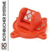 Sprzęt geodezyjny - Tarczka celownicza z magnesem 30x30mm RS193MR Rothbucher Systeme - miniaturka - grafika 1