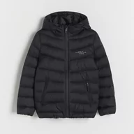 Kurtki i płaszcze dla chłopców - Reserved - Pikowana kurtka z ociepleniem - Czarny - miniaturka - grafika 1