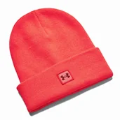 Czapki damskie - Czapka zimowa Under Armour Halftime Cuff czerwona - miniaturka - grafika 1