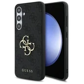 Etui i futerały do telefonów - Guess 4G Big Metal Logo - Etui Samsung Galaxy S24 FE (szary) - miniaturka - grafika 1