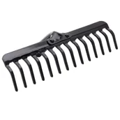 Grabie i motyki - KADAX Grabie Ogrodowe Nieoprawione Do Liści 14 Zębne Bez Trzonka - miniaturka - grafika 1