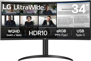 LG UltraWide 34WR55QK-B 34" 3440x1440 - Monitory - miniaturka - grafika 1