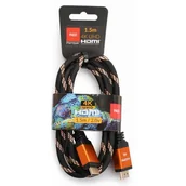 Kable - Kabel HDMI 1,5m 4K UHD oplot Gold - miniaturka - grafika 1