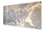 Dekoracje domu - Panel kuchenny HOMEPRINT Piękny złoto biały marmur 120x60 cm - miniaturka - grafika 1