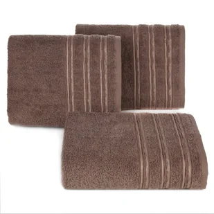 Ręcznik Jonas 50x90 cm brązowy bawełna frotte 480 g/m² - Ręczniki - miniaturka - grafika 1