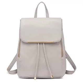 Torebki damskie - Miss Lulu Ladies Fashion PU Leather Backpack Plecak Torba na ramię - grafika 1