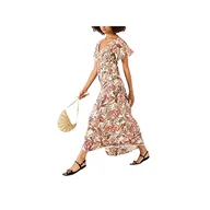 Sukienki - Garcia Damska sukienka D30281, różowo-czerwona, L, Rouge Red, L - miniaturka - grafika 1