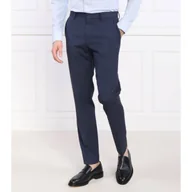 Spodnie męskie - BOSS Wełniane spodnie H-Genius-MM-224 | Slim Fit - miniaturka - grafika 1
