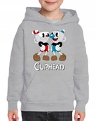 Bluzy dla dziewczynek - CUPHEAD BLUZA DZIECIĘCA Z KAPTUREM 3167 GRA 152 - miniaturka - grafika 1
