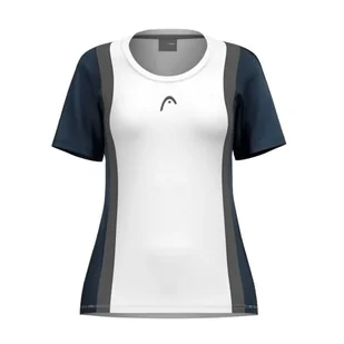 HEAD Club 25 Tech T-shirt damski, granatowy/biały - Koszulki i topy damskie - miniaturka - grafika 1