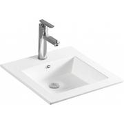Umywalki - Mexen Atena umywalka wpuszczana w blat 41 x 41 cm biała - 25014100 - miniaturka - grafika 1