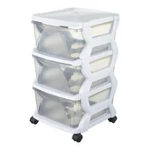 Regały - Szafka regał na kółkach na drobiazgi kosmetyki - miniaturka - grafika 1