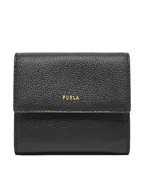 Portfele - Furla Mały Portfel Damski Goccia M Compact WP00469 BX3036 KH O6000 Czarny - miniaturka - grafika 1