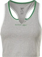Koszulki i topy damskie - REEBOK - TOP TRENIGOWY - RIE BRALETTE HS4862 koszulka szara - miniaturka - grafika 1