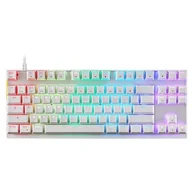Klawiatury - Motospeed K82 RGB (biała) 032616 - miniaturka - grafika 1