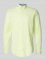 Koszule męskie - Koszula casualowa o kroju regular fit z tkaniny Chambray - miniaturka - grafika 1