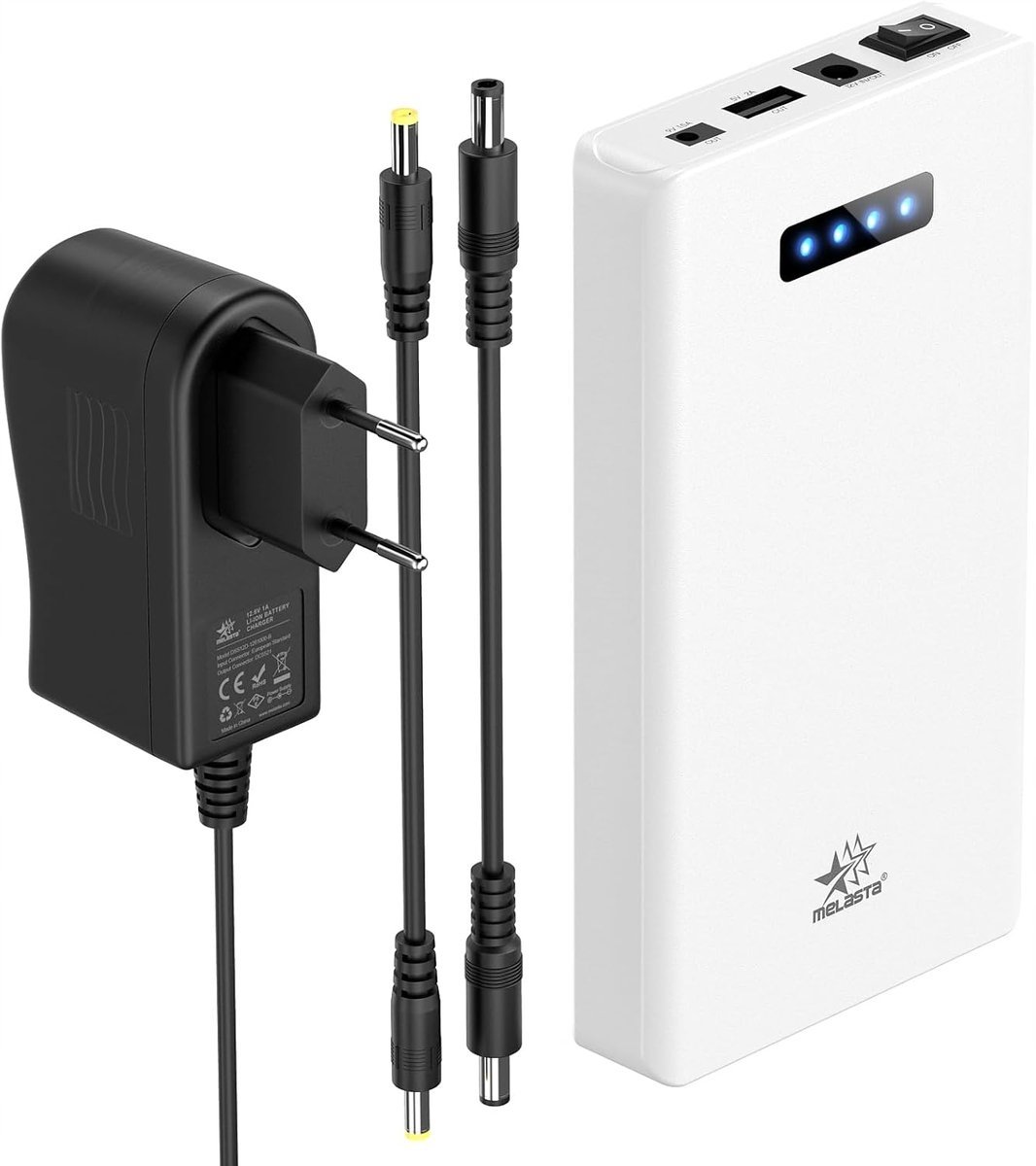 Bateria zewnętrzna Power Bank 5200mAh z ładowarką Biały