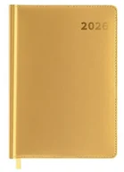Kalendarze - Easy Stationery Kalendarz książkowy 2026 A5 złoty Easy - kalendarz - miniaturka - grafika 1