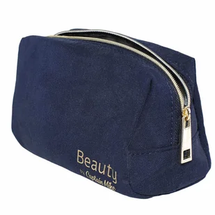 Kosmetyczka Damska Do Torebki Niebieska Aksamitna Captain Mike® - Kosmetyczki, organizery i kuferki - miniaturka - grafika 1