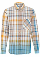Bluzki damskie - Camel Active Womenswear Bluzka Damska, Check Sun Orange, XXL - miniaturka - grafika 1