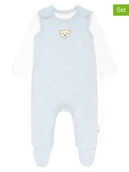 Śpiochy dla niemowląt - Steiff 2-częściowy zestaw w kolorze błękitno-białym - miniaturka - grafika 1