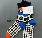 Skarpetki męskie - Kolorowe skarpety Happy Socks unisex rozmiar 36-40 (2065) - miniaturka - grafika 1