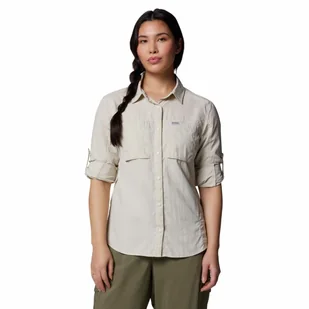 Damska koszula Columbia Skien Valley Long Sleeve Shirt dark stone - L - Koszule damskie - miniaturka - grafika 1