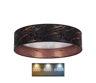 Lampy sufitowe - Brilagi - LED Plafon VELVET STAR LED/24W/230V śr. 40 cm czarny/miedź - miniaturka - grafika 1