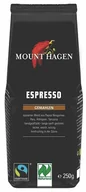 Kawa - MOUNT HAGEN KAWA MIELONA ARABICA 100 % ESPRESSO FAIR TRADE BIO 250 g - miniaturka - grafika 1