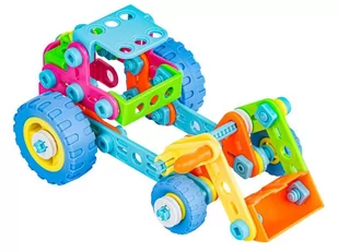 Zestaw majsterkowicza TRAKTOR POJAZDY BUDOWLANE śruby klocki dla dzieci - Modele do sklejania Zestaw majsterkowicza TRAKTOR POJAZDY BUDOWLANE śruby klocki dla dzieci - Modele do sklejania - miniaturka - grafika 1