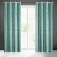 Zasłony - Euro Firany Zasłona Velvet Julia 140 x 250 Przelotka Morski 1221930 - miniaturka - grafika 1