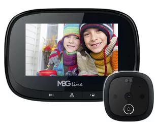 Wizjer do drzwi kamera MBGLine SF55 BLACK EDITION - Wideodomofony - miniaturka - grafika 1