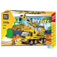 Klocki - ICOM Blocki MyCity Klocki Pojazdy Budowlane Dźwig 227el. KB0228 - miniaturka - grafika 1