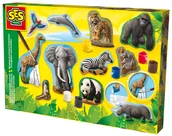 Masy plastyczne - Ses Creative Odlewy Gipsowe Zwierzęta +farby 01132 - miniaturka - grafika 1