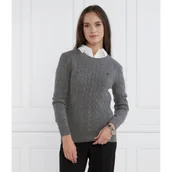Swetry damskie - POLO RALPH LAUREN Wełniany sweter | Regular Fit | z dodatkiem kaszmiru - miniaturka - grafika 1