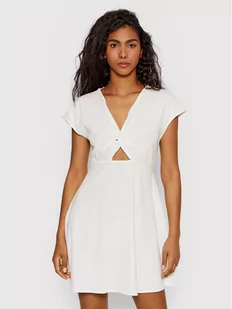Vero Moda Sukienka letnia Jesmilo 10260353 Biały Regular Fit - Sukienki - miniaturka - grafika 1