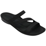 Klapki i japonki damskie - Kapcie damskie Crocs Swiftwater Sandal W Rozmiar butów (UE): 36-37 / Kolor: czarny - miniaturka - grafika 1