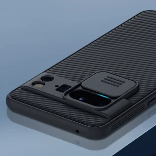 Etui z osłoną na aparat Nillkin CamShield Pro Case do Google Pixel 8 Pro - niebieskie - Etui i futerały do telefonów - miniaturka - grafika 1
