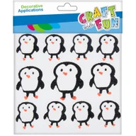 Pozostałe akcesoria dla plastyków - Craft with Fun Ozdoba dekoracyjna Eva Pingwin samoprzylepna 22szt Pbh12/288 - miniaturka - grafika 1