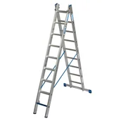 Rusztowania - Drabina rozstawno-przystawna stopnie/szczeble 2x9 131638 - miniaturka - grafika 1